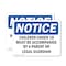 Signmission Children Under 18 Must Be Accompanied By, 7 in W x Rectangle, Vinyl Decal OS-2PACK-NS-D-57-L-10581 - alternate 1